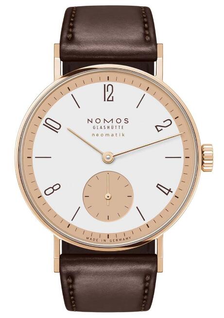 NOMOS GLASHUTTE Tangente neomatik rose gold 160.S1 Replica Watch